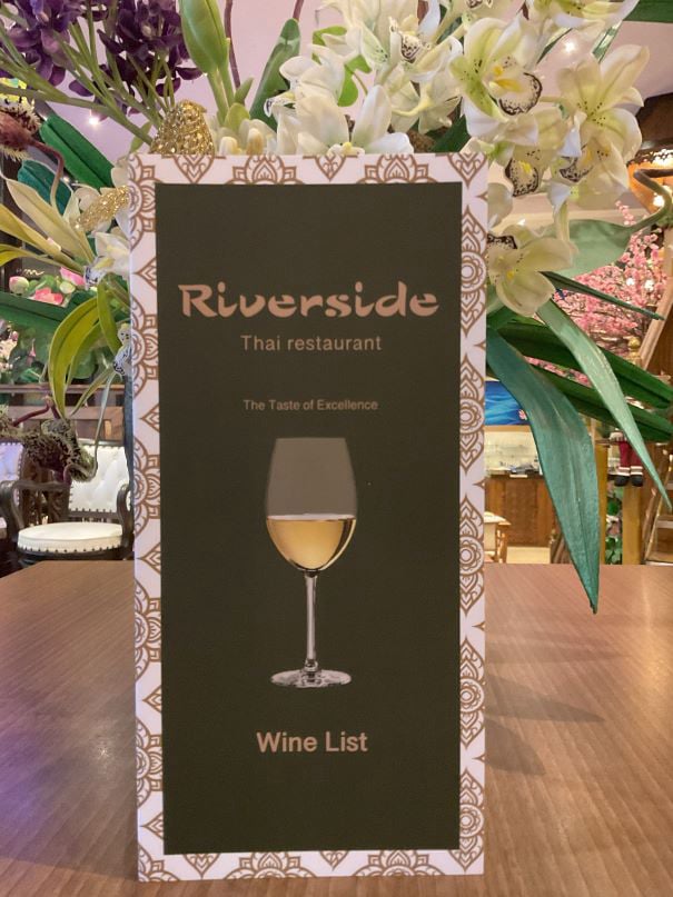 Riverside Thai Lincoln's Wine List